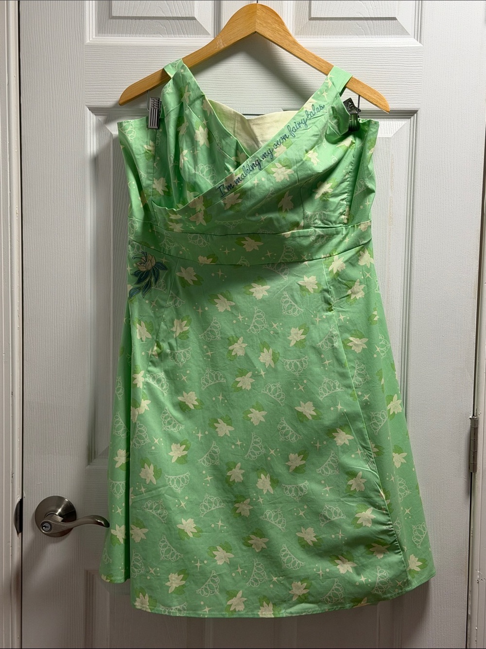 Her Universe Tiana-Inspired Light Green Floral Midi Dress